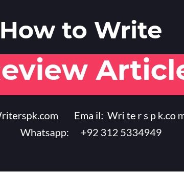 review article writing