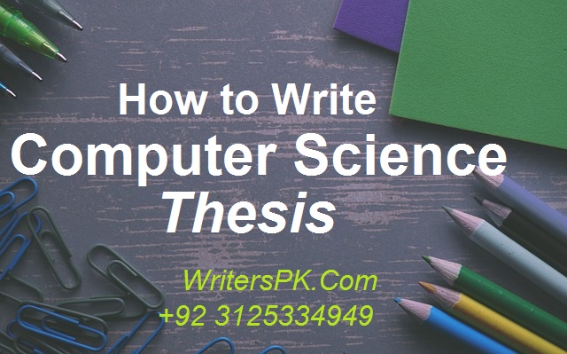 Write master thesis computer science
