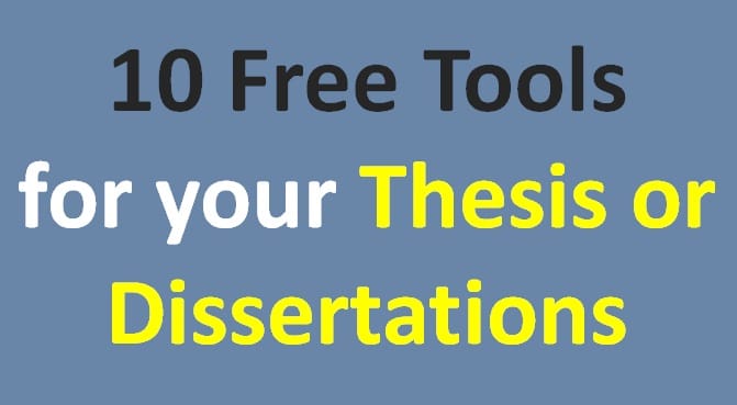 research papers thesis tools