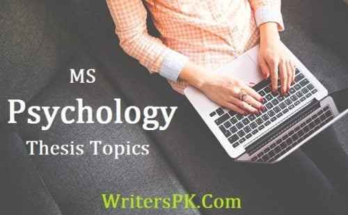 MS Psychology thesis topics