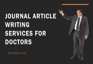 journal article writing services